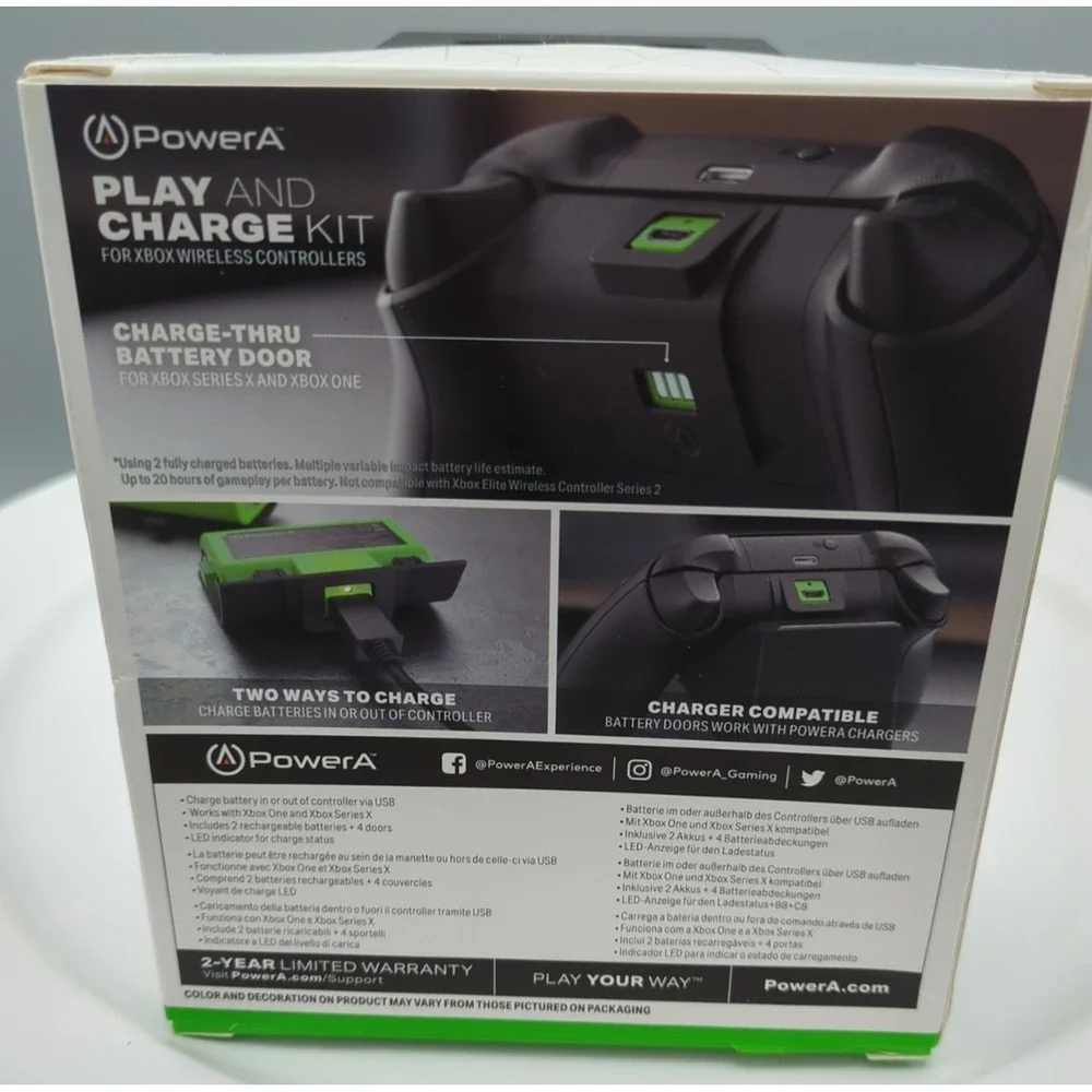PowerA Play and Charge Battery Kit for Xbox Series X|S *New*‎ *FACTORY SEALED*